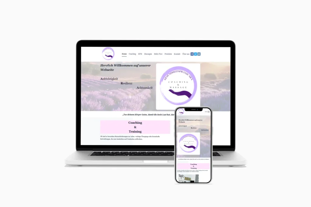 Professionelles Webdesign Gesundheit Praxis ARA